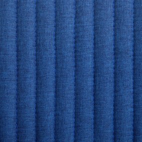 Scaune de bucatarie, 2 buc., albastru, material textil 2, Albastru