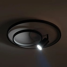 Brilagi - Plafonier LED dimabil UNITY LED/60W/230V + 1xGU10/3W alb/negru +cu telecomandă