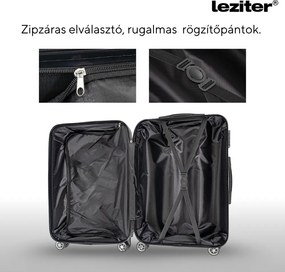 Valiză mare TravelLux Max cu hardtop 50x78x30 cm neagră
