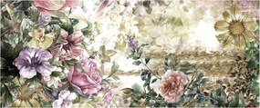 Tablou - Flori de design (120x50 cm)