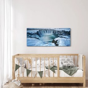 Tablou - Cascadele zeilor, Islanda (120x50 cm)