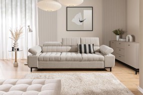 Canapea trei locuri cu funcție de dormit Tyrion - șenilă bej Vibe 08