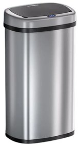 Monzana Coș de gunoi cu senzor DEUS, 58 litri, inox