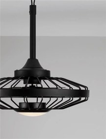 Lustra LED cu ventilator si telecomanda exterior IP54 BRIZZY