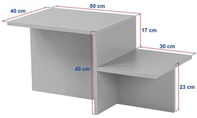 Măsuță de conferință Harmony Travertine