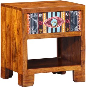 vidaXL Bufet Multicolour 40 x 35 x 45 cm lemn masiv de acacia