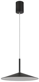 Lustra suspendata LED metal negru LAMPONE