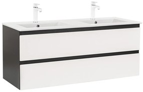 Dulap inferior Vario Forte 120 cu lavoar antracit-alb