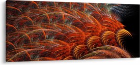 Tablou - Pene de imitație abstractă (120x50 cm)