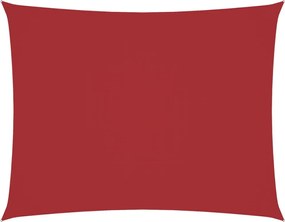 vidaXL Parasolar, roșu, 3x4,5 m, țesătură oxford, dreptunghiular