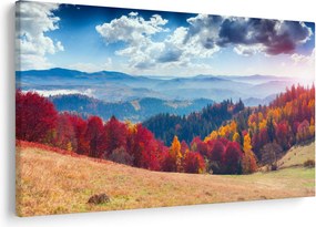 Tablou cu peisaj de toamnă pitoresc (90x60 cm)