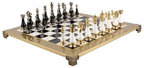 Joc de sah Classic Metal Staunton Pearl