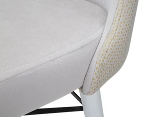 Mauro Ferretti Scaun Mimoza Crem Set 2Buc Cm 40X65X99