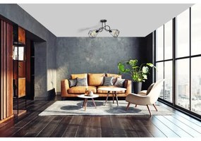 Lustră aplicată KARO 2xE27/15W/230V neagră