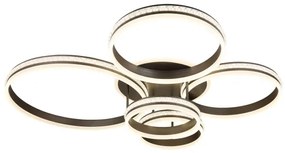 Plafonieră LED dimabilă Globo 67314-120 GROUNI LED/120W/230V + telecomandă