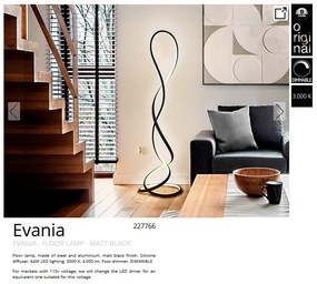 Lampadar LED design modern Evania