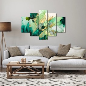Tablou - Abstractizare verde (150x105 cm)
