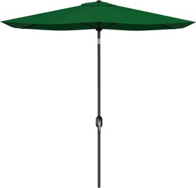 Outsunny Ombrellone da Giardino 2x3m Inclinabile e Apertura a Manovella Grigio | Aosom Romania