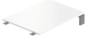 Element de actiune Creator 80 x 60 cm, baza grafit, fara picioare, alb