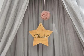 Baldachin din in Culoare Gri peste patut, STONE GRAY