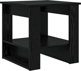 vidaXL Masă de cafea Stejar Negru 51 x 50 x 50 cm Lemn compozit