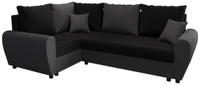 Colțar Fleur Plus (Negru + Gri) (S). 1057104