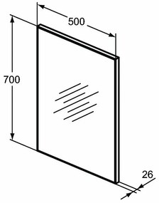 Oglinda Ideal Standard S 50x70 cm