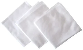 Set 4 scutece finet Deseda 70x70cm Deseda Alb