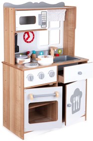 Bucătărie din lemn pentru copii cu accesorii,