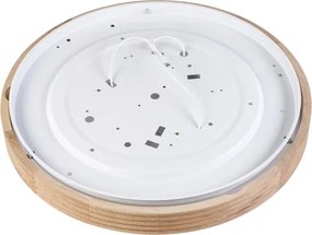 Brilagi - Lampă de tavan LED CARVALHO MODERN SLIM 3xE27/60W/230V Ø 47,5 cm stejar
