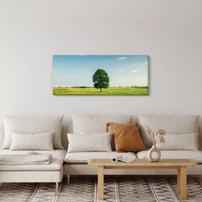 Tablu - Copac în luncă (120x50 cm)