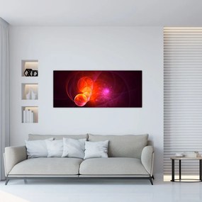 Tablou modern cu abstracțiune roz (120x50 cm), în 40 de alte dimensiuni noi