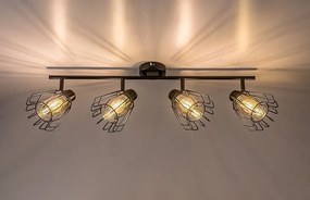 Plafoniera stil industrial Emerencia 4L