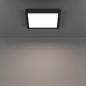 Eglo 901374-LED FUEVA-Z, plafonieră de baie dimabilă LED RGBW, 10,5W/230V, 22x22cm, IP44, negru