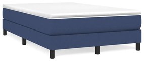 3120506 vidaXL Cadru de pat, albastru, 120 x 200 cm, material textil