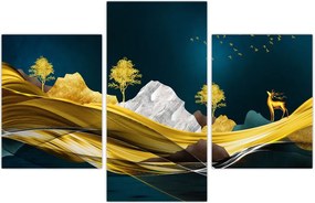 Tablou - Peisaj, cerb (90x60 cm)