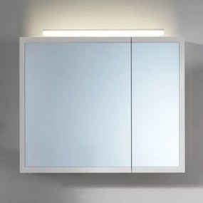 Dulap suspendat cu oglinda KolpaSan Blanche alb 70 cm