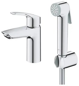 Baterie lavoar Grohe Eurosmart New S crom cu dus igienic