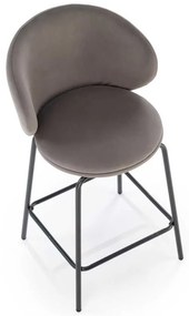 Scaun de bar Ava, gri