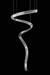 Lustra LED casa scarii design deosebit CHARMES 1A crom