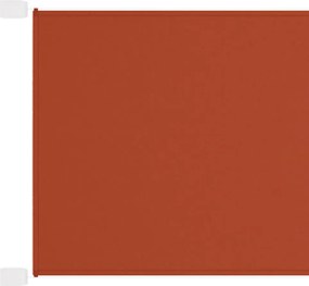 vidaXL Copertină verticală, teracotă, 140x420 cm, țesătură Oxford