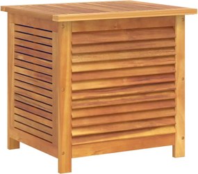 vidaXL Ladă depozitare grădină cu grilaj 60x50x56 cm lemn masiv acacia