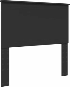 vidaXL Tăblie cap cu headboard Stejar Negru 100 cm Lemn compozit