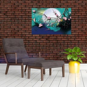 Tablou - Copac,grafic (90x60 cm)