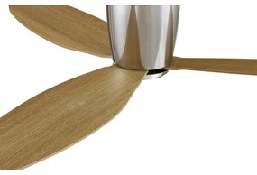 Ventilator de tavan Lucci air 210519 AIRFUSION RADAR crom/lemn + telecomandă