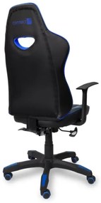 Scaun pentru jocuri video CONNECT IT CGC-0700-BL LeMans Pro negru/albastru