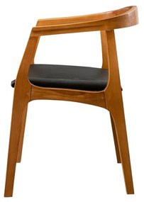 Scaun de sufragerie Albero Black and Walnut