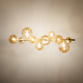 Lustră LED pe cablu Brilagi MILLA 10xG9/3W/230V auriu