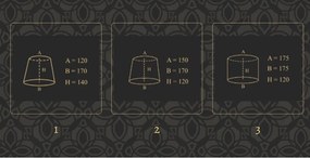 Candelabru 6 brate realizat manual AVERNO