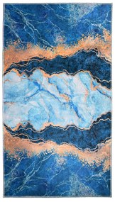 Covor albastru/auriu 230x160 cm - Vitaus